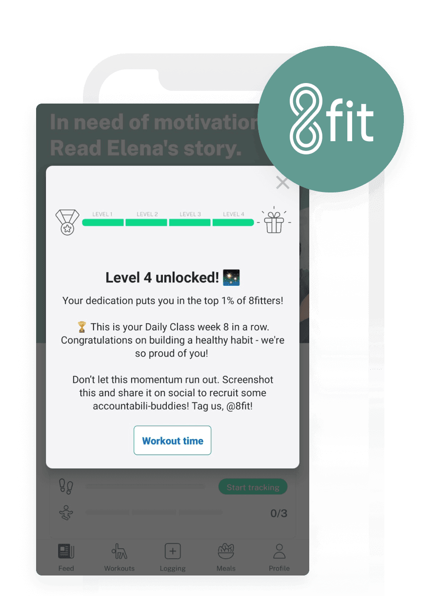 Fitness and Nutrition App 8fit Leverages Braze to Promote User Workout Streaks