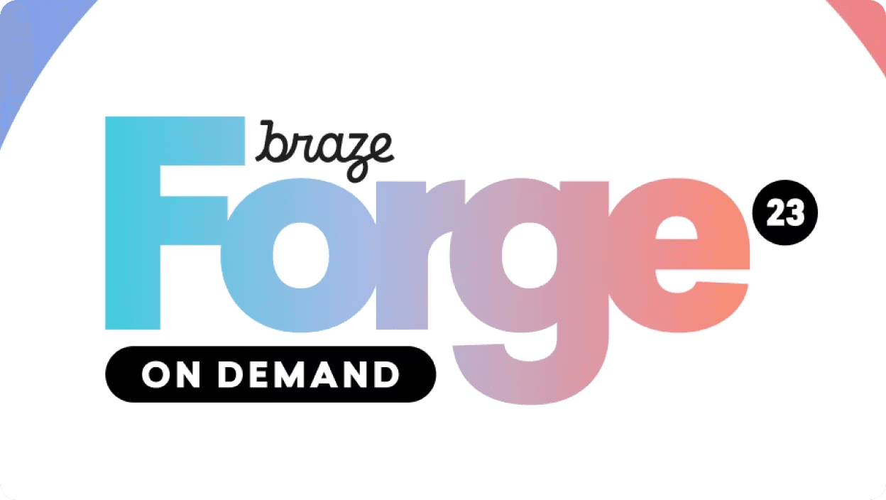 a logo for braze forge22 with a pink and blue background