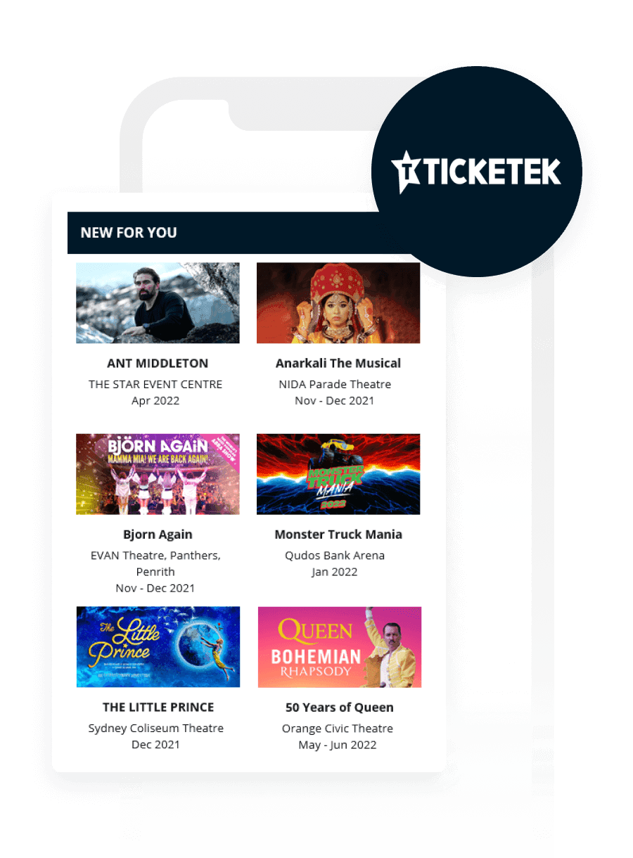 Ticketek Brings Personalized Event Recommendations to Customers With Braze, Snowflake, and Amazon