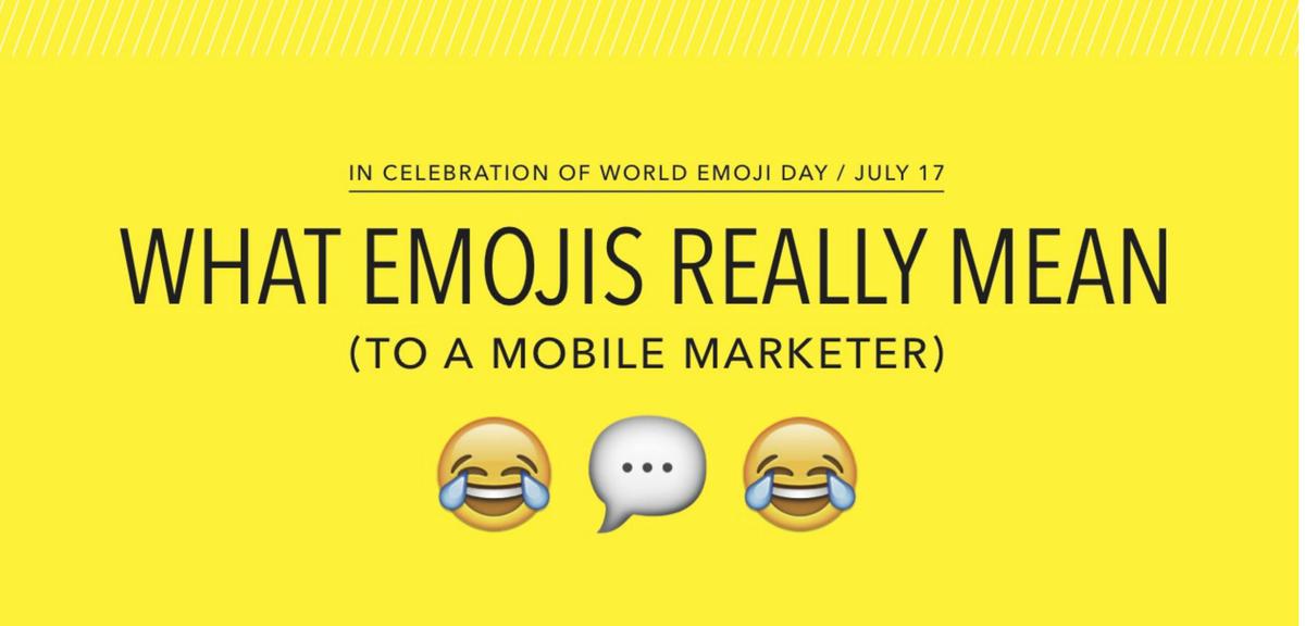 What Emojis REALLY Mean to a Mobile Marketer [Infographic]