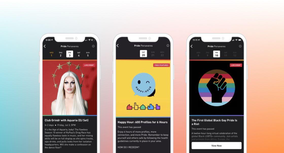 Personalized custom Content Cards leveraged by Grindr for Pride 2020