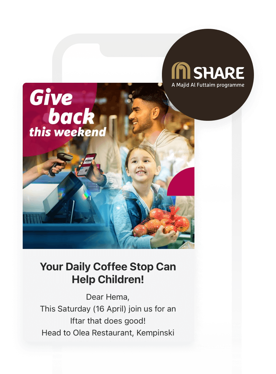 How Majid Al Futtaim’s SHARE Rewards Programme Did Even More With Their Direct Communications