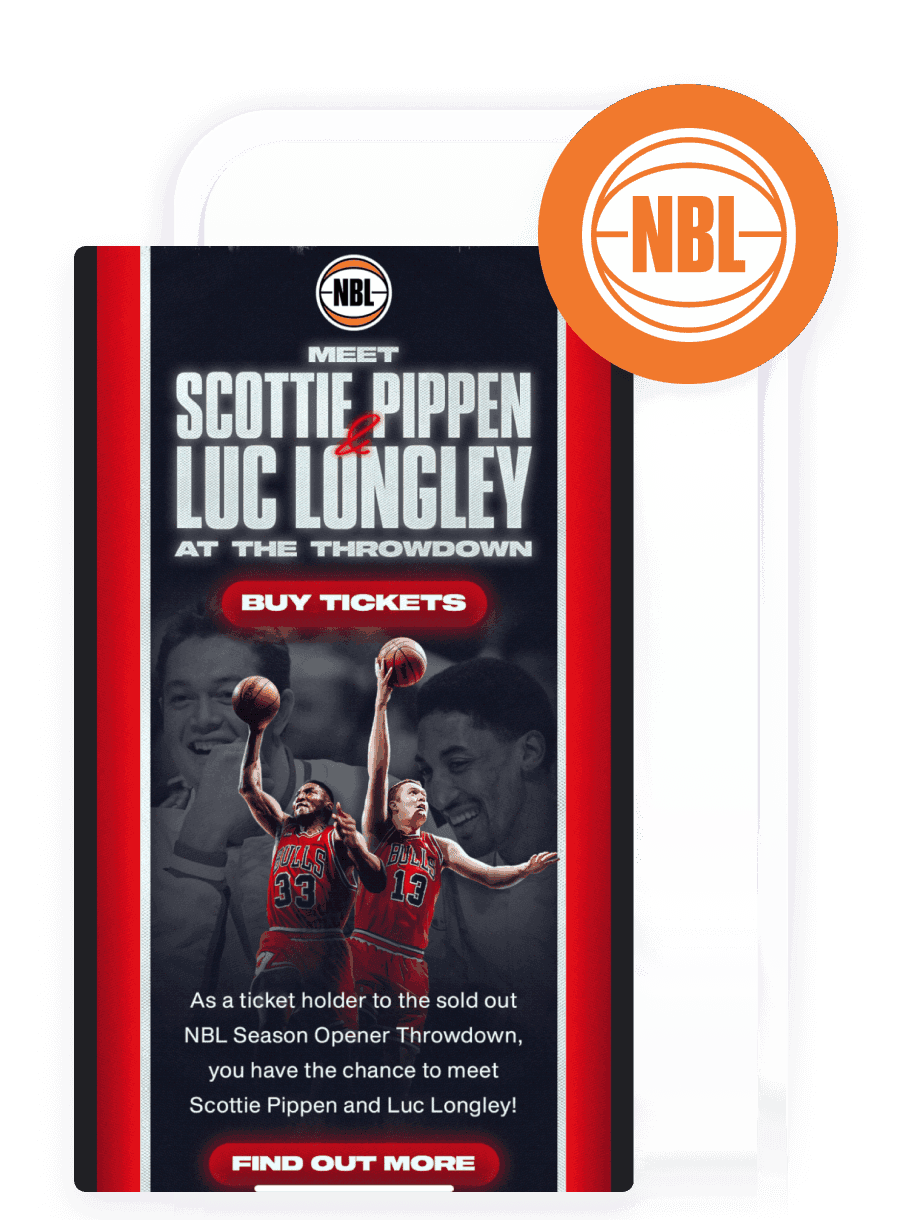 The National Basketball League Increases Ad Efficiency and Sells Out Events With Braze Audience Sync