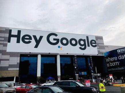 A Google Assistant ad at CES 2019 (Source: USA Today)