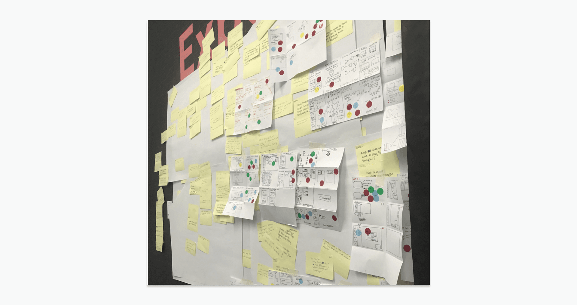 An image from the 2018 Canvas v2 design sprint