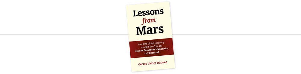 Lessons from Mars challenges the prevailing orthodoxy of corporate team building and offers an alternative framework along with a set of tools and techniques. Based on the author's 20-plus years of experience working with teams and six years of research specifically on Mars teams, the book offers a unique view into this closely-held private company and how it has unlocked the power of collaboration.