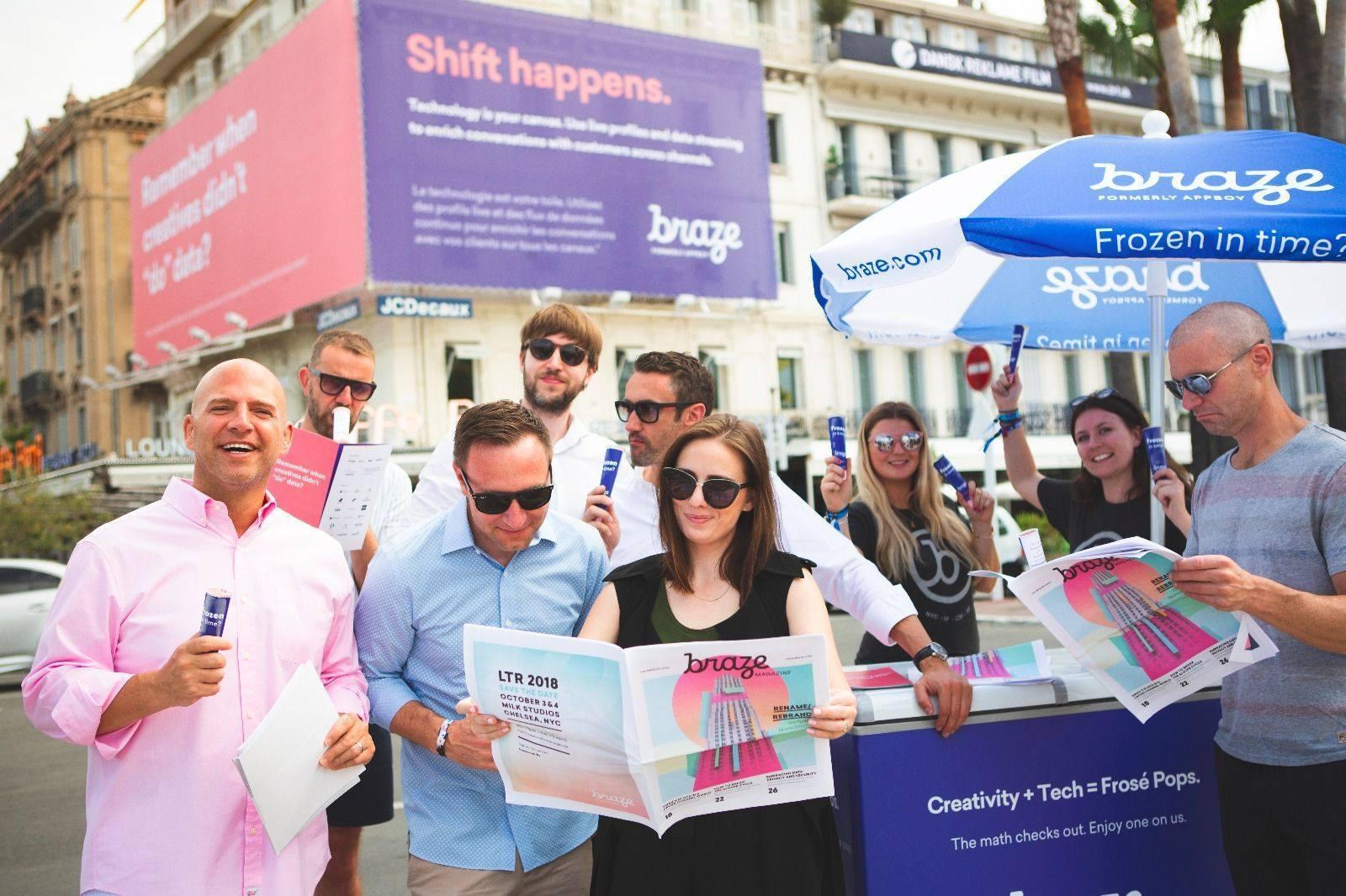 The Braze team at Cannes Lions 2018