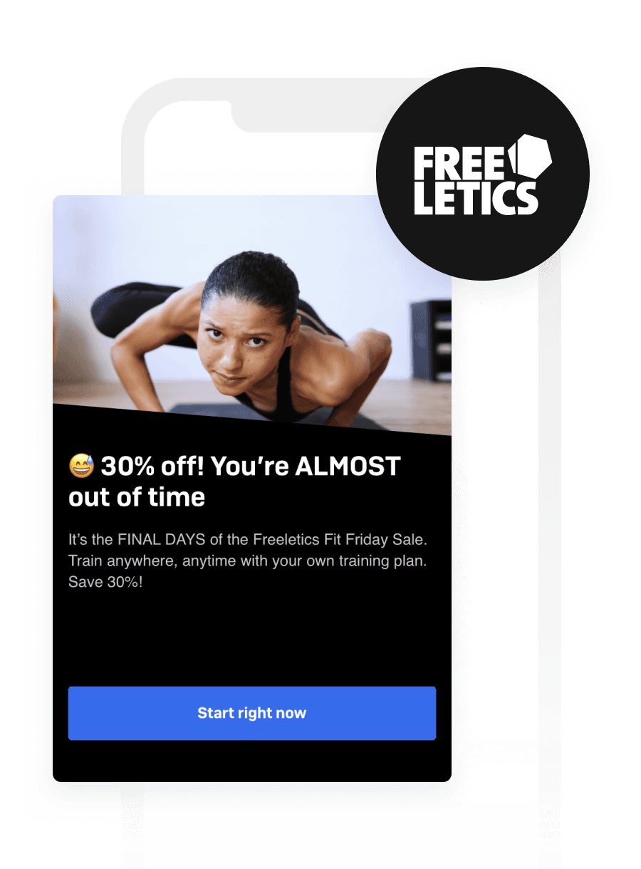 Freeletics Drives a 200% Increase in Conversion Rate With Braze