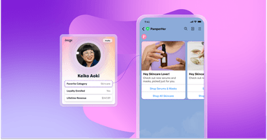 a phone screen shows a profile for keiko aoki