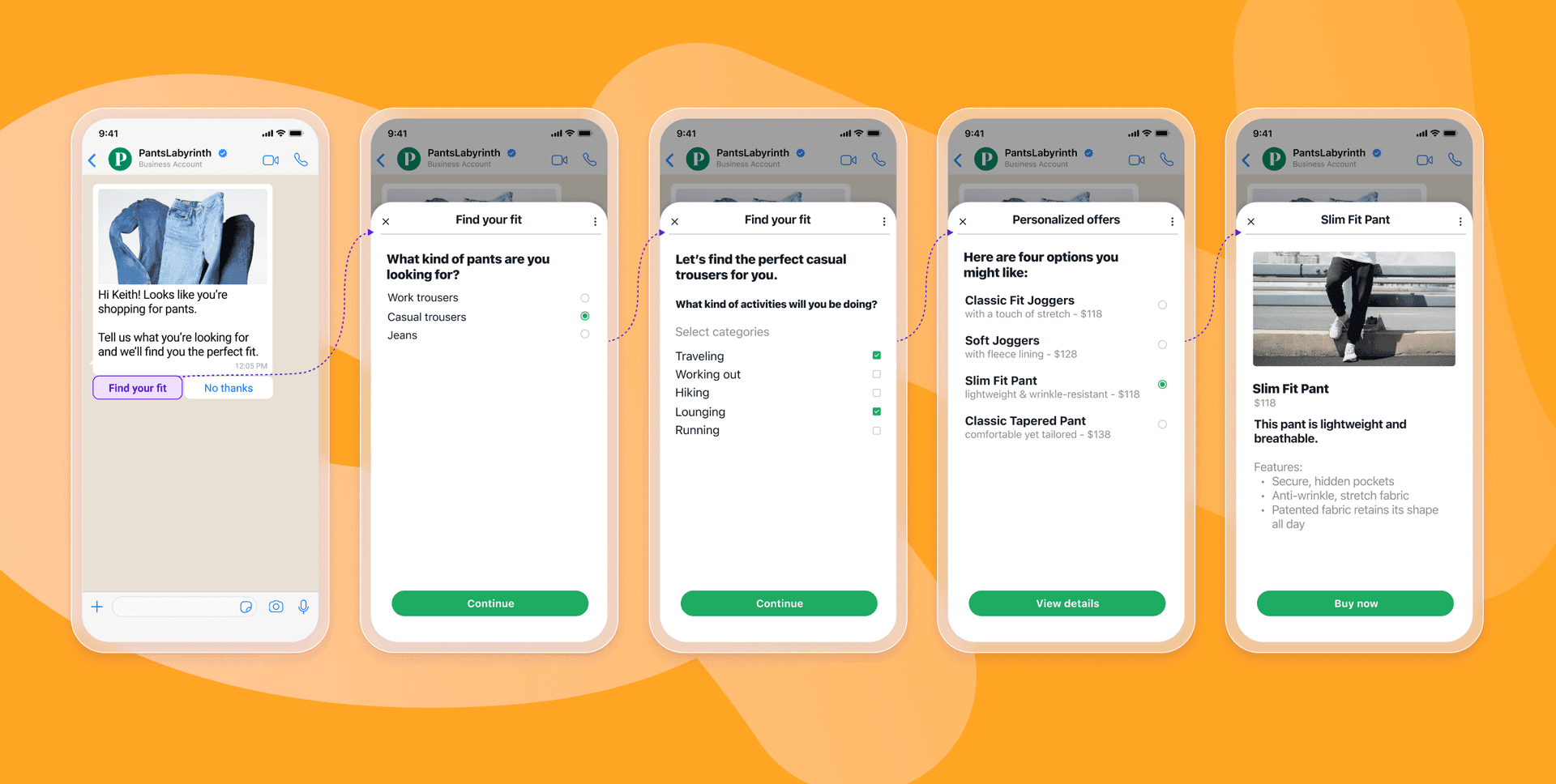 a screenshot of a website that says " find your fit "