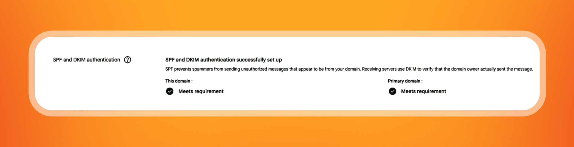 spf and dkim authentication