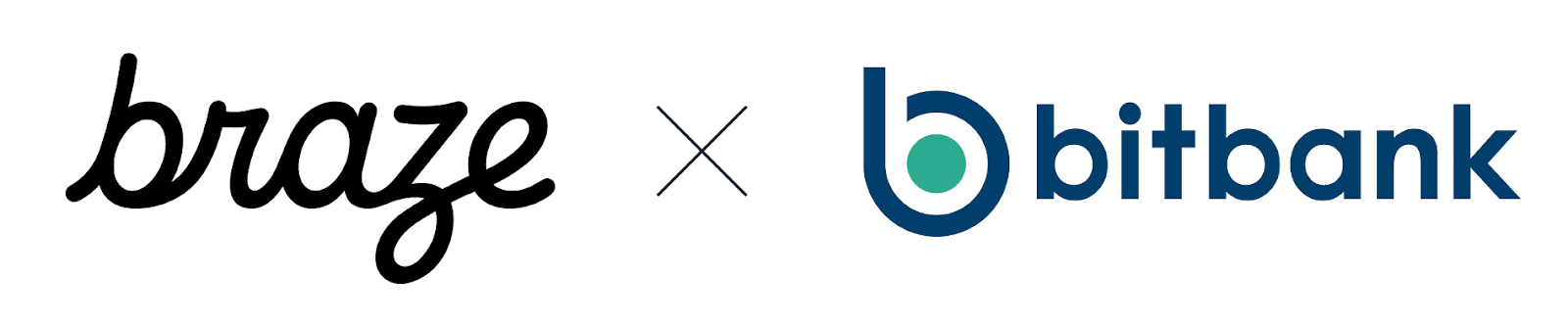 bitbankとbrazeのロゴが並んでいる