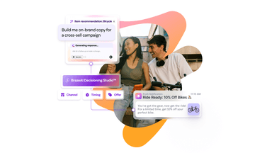 a purple background with brazeai on it