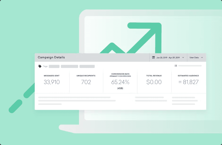 a computer screen displays a campaign details page