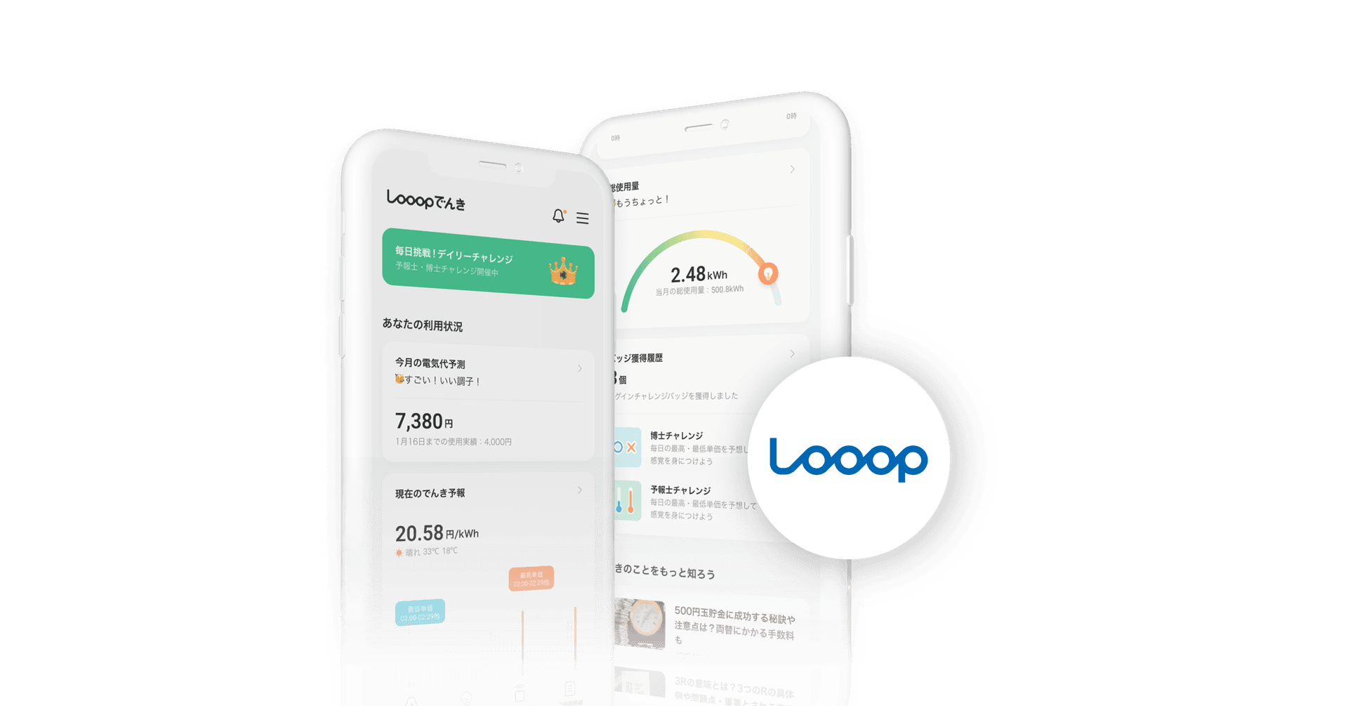Looop、電気料金シミュレーション結果の個別配信で解約率を大幅抑制 - 3ヶ月のオンボーディングで実現