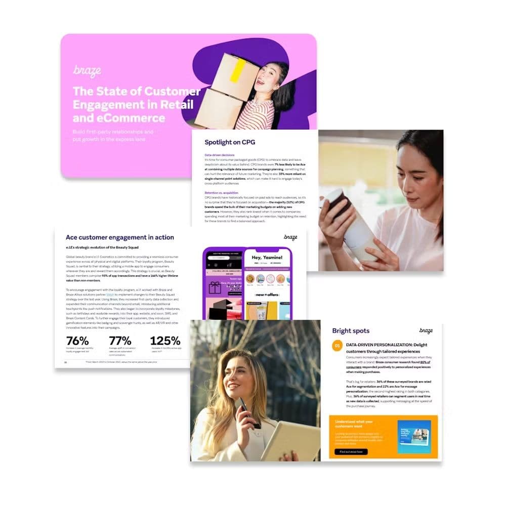 the state of customer engagement in retail and ecommerce brochure
