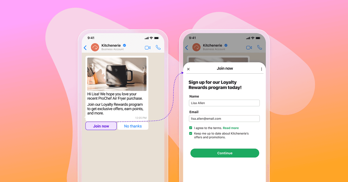 Help your customers get more done with WhatsApp Flows