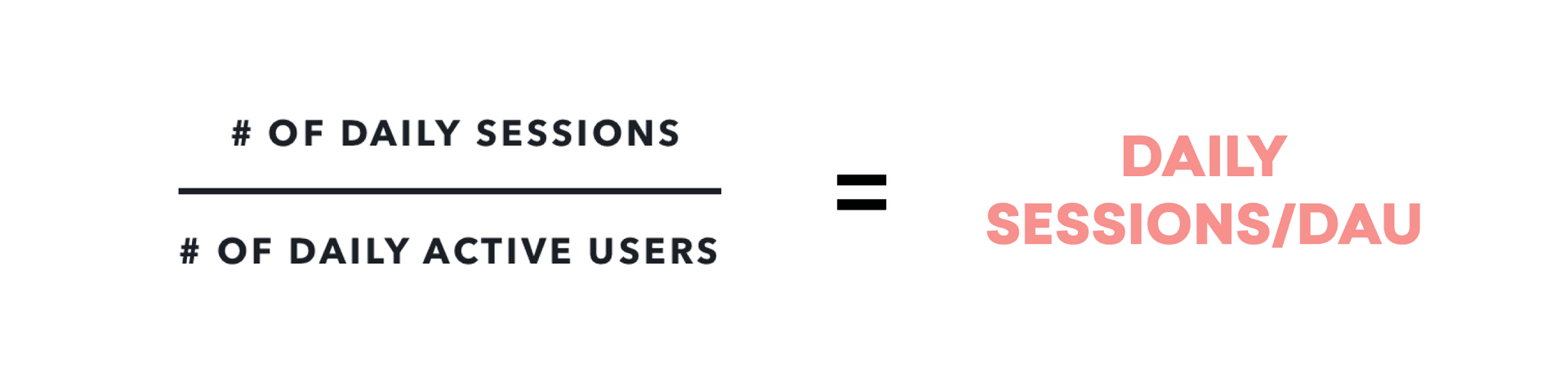 일일 활성 사용자당 일일 세션 수