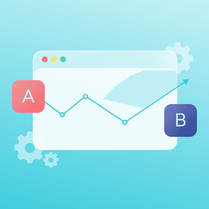 a line graph with the letters a and b on it