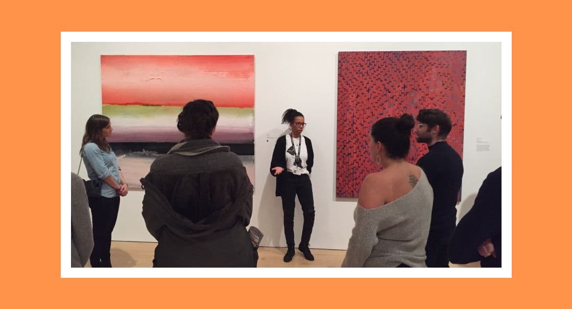 Members of the Braze For ALL Culture Club at the Brooklyn Museum’s Soul of a Nation: Art in the Age of Black Power exhibit