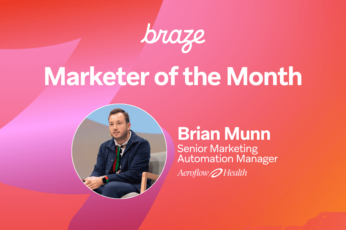 September 2025 Bonfire Marketer of the Month: Aeroflow Health’s Brian Munn