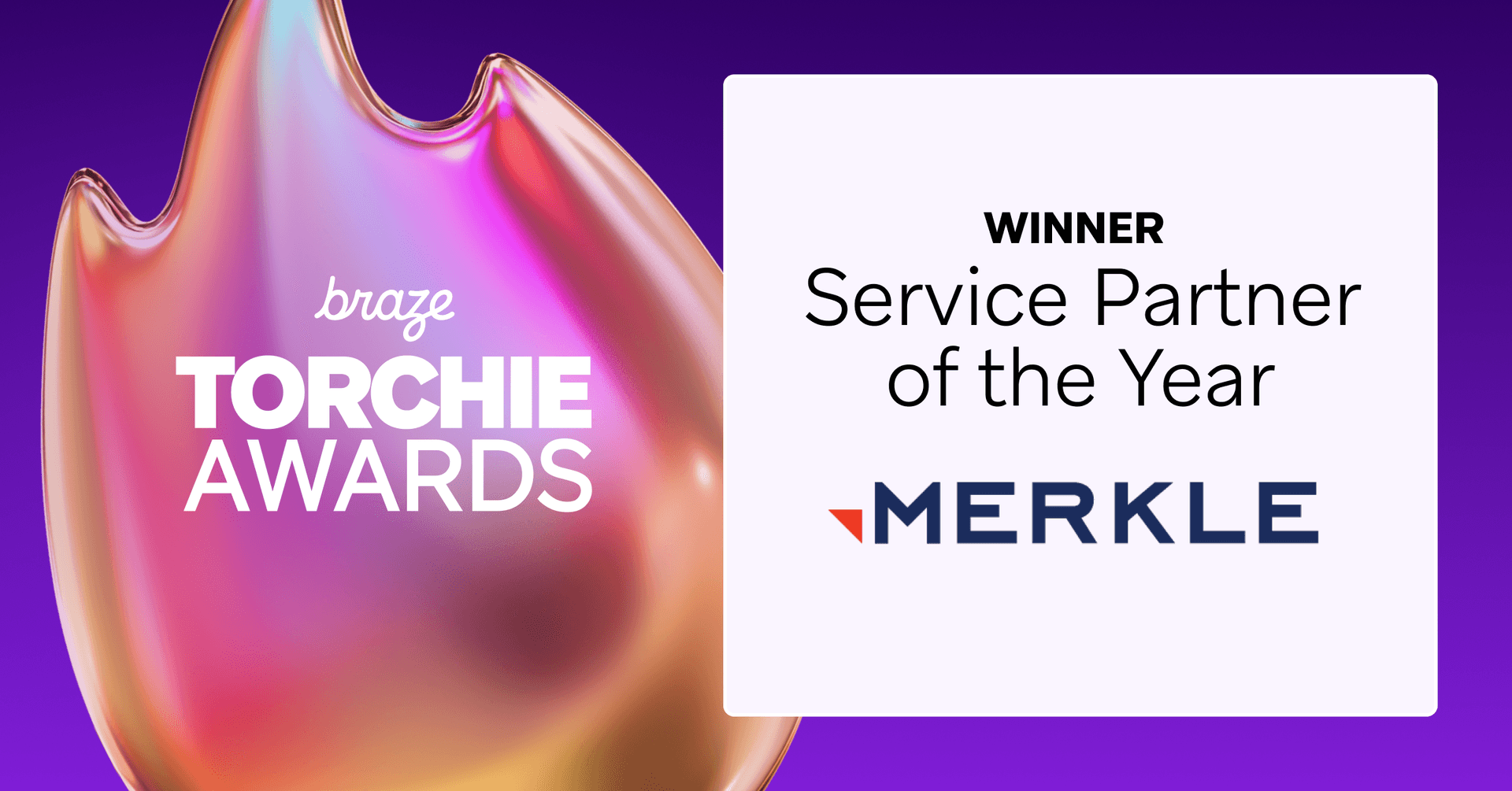 braze torchie awards winner service partner of the year