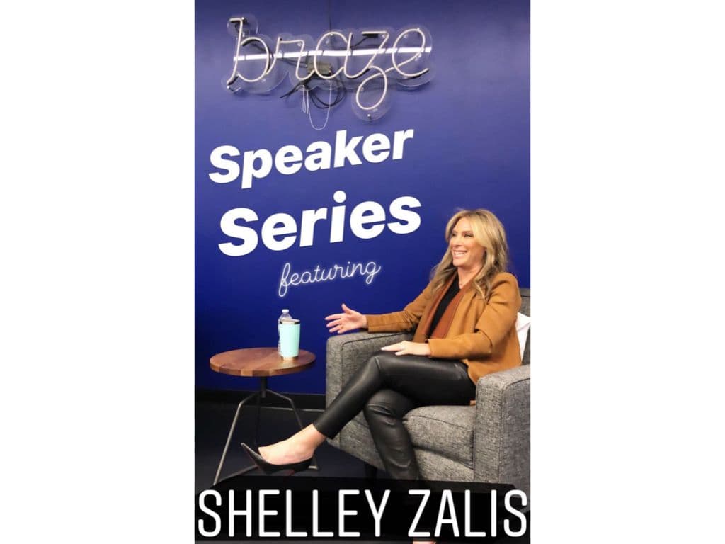 The Female Quotient’s Shelley Zalis at the inaugural edition of the Braze For ALL Speaker Series
