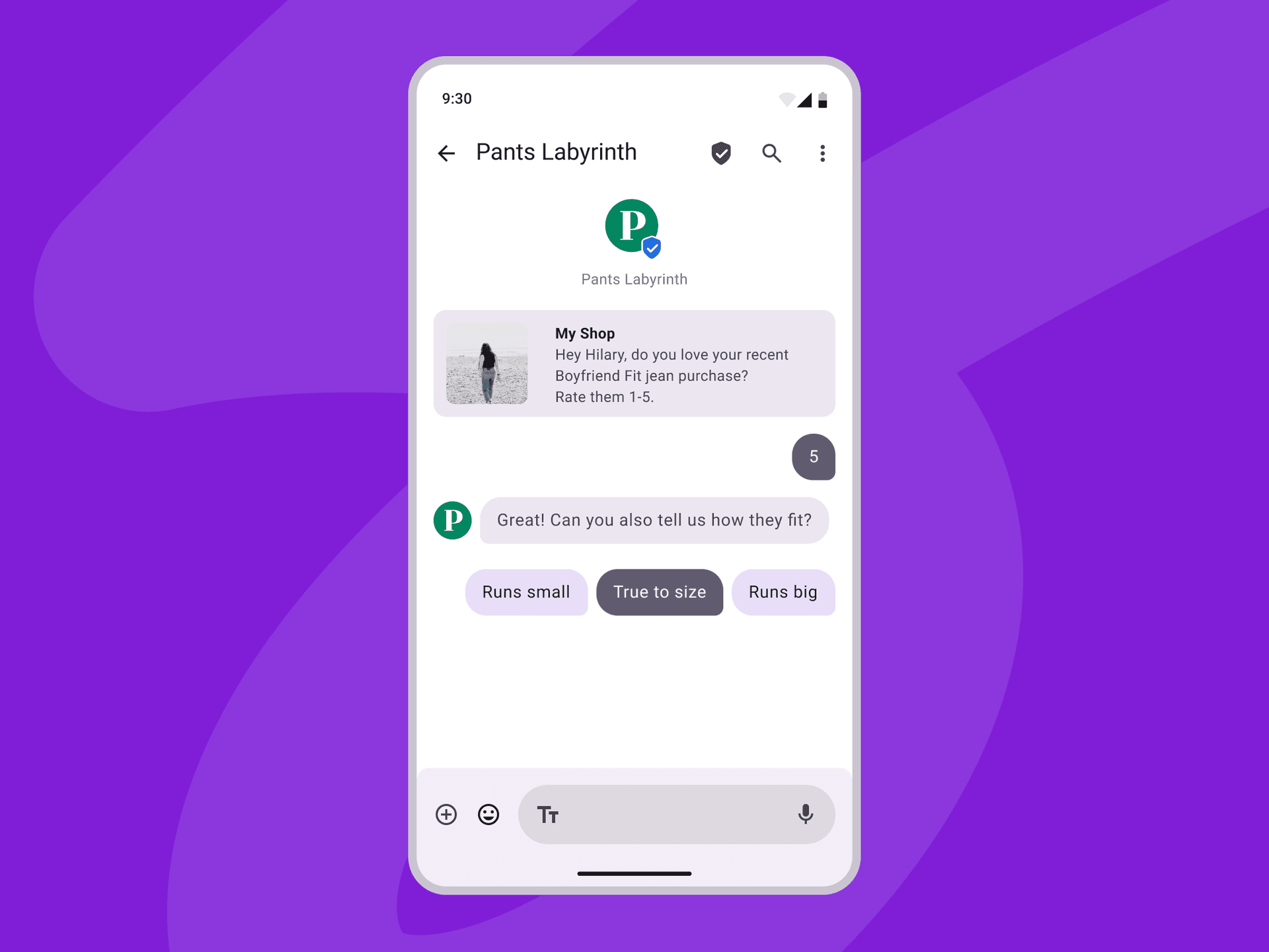 a phone with pants labyrinth on the screen