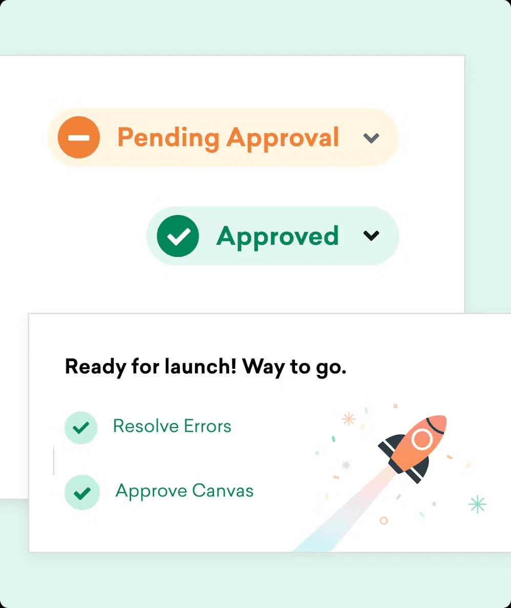 a drawing of a rocket says ready for launch way to go