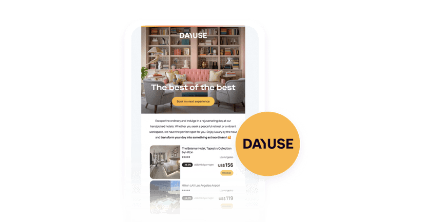 Dayuseのスクショとロゴ