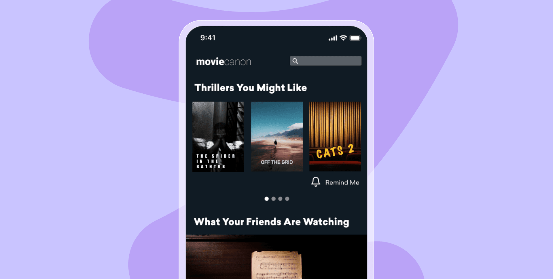 a phone screen shows a movie called cats 2
