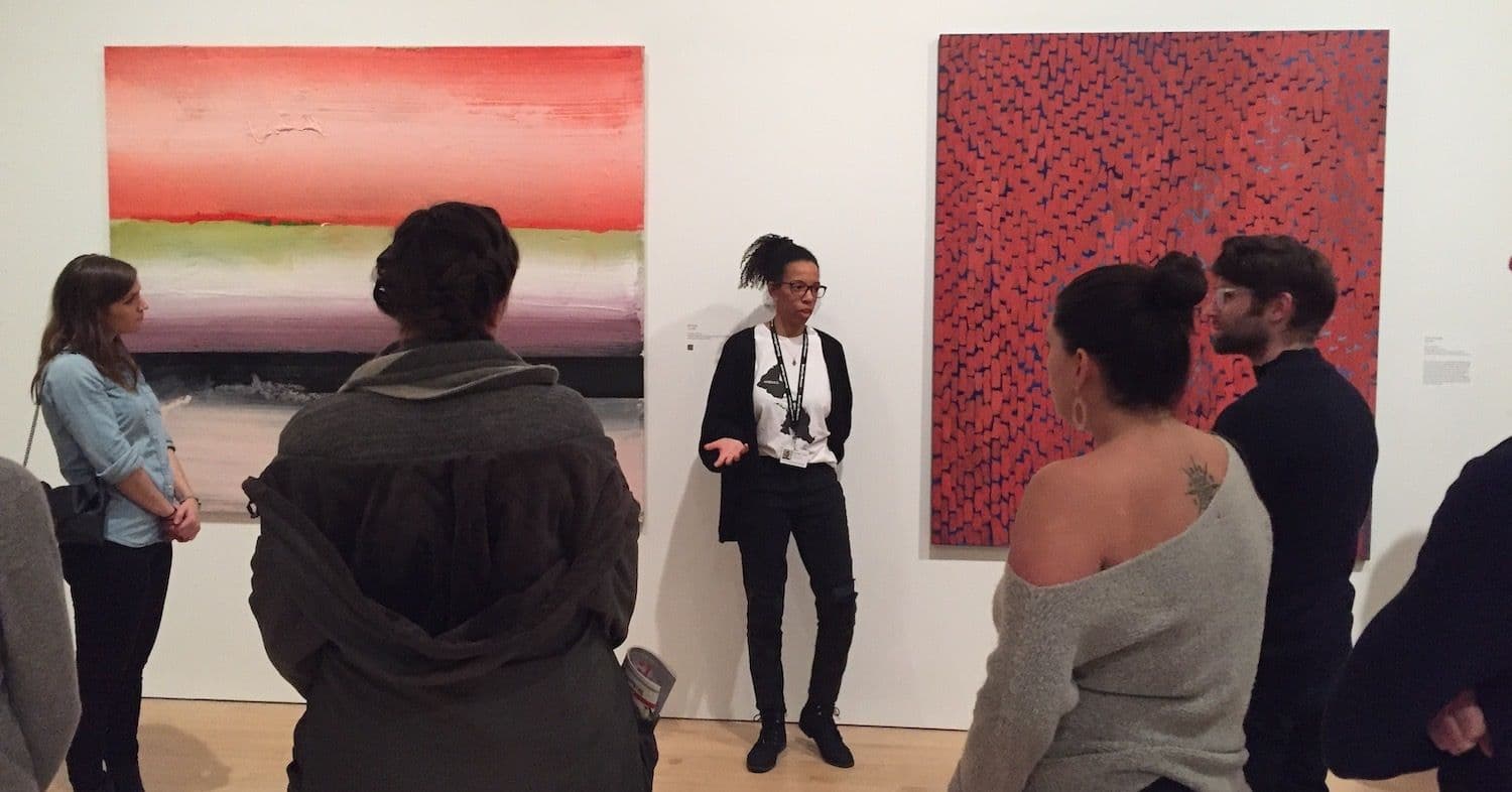 Braze employees at the Brooklyn Museum’s Soul of a Nation: Art in the Age of Black Power exhibit