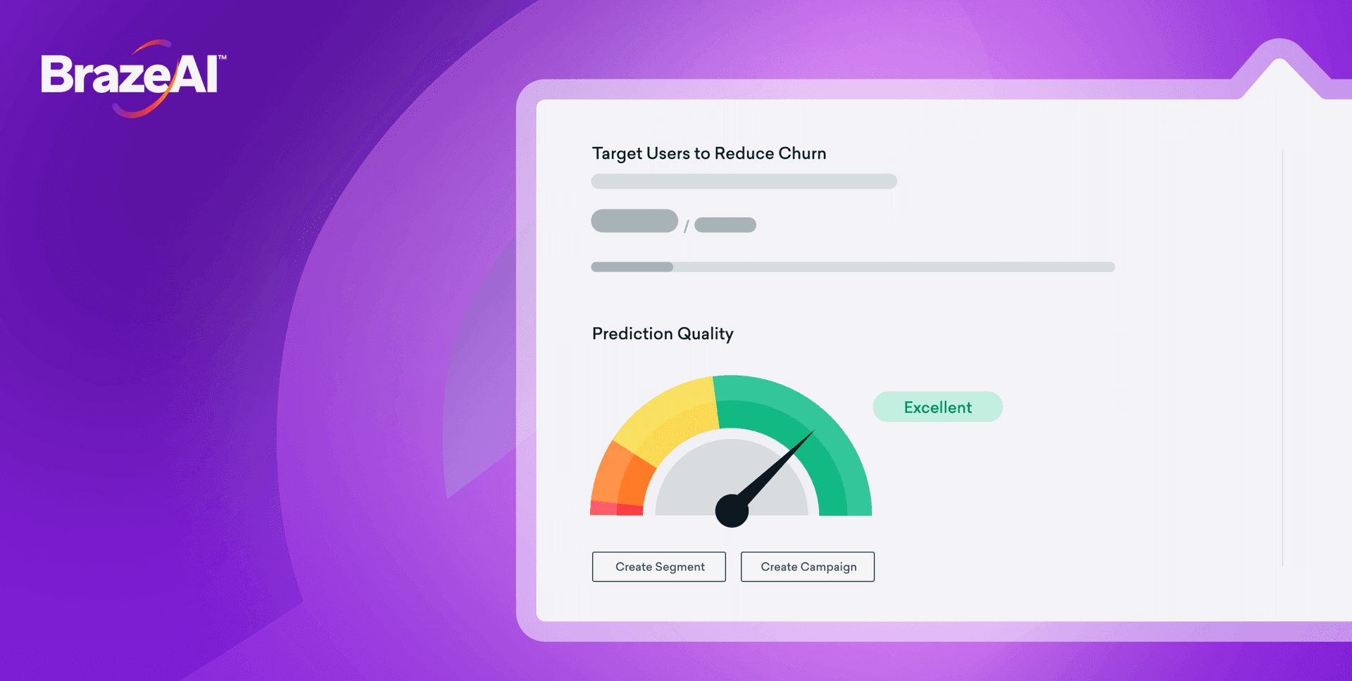 un logo BrazeIA sur fond violet